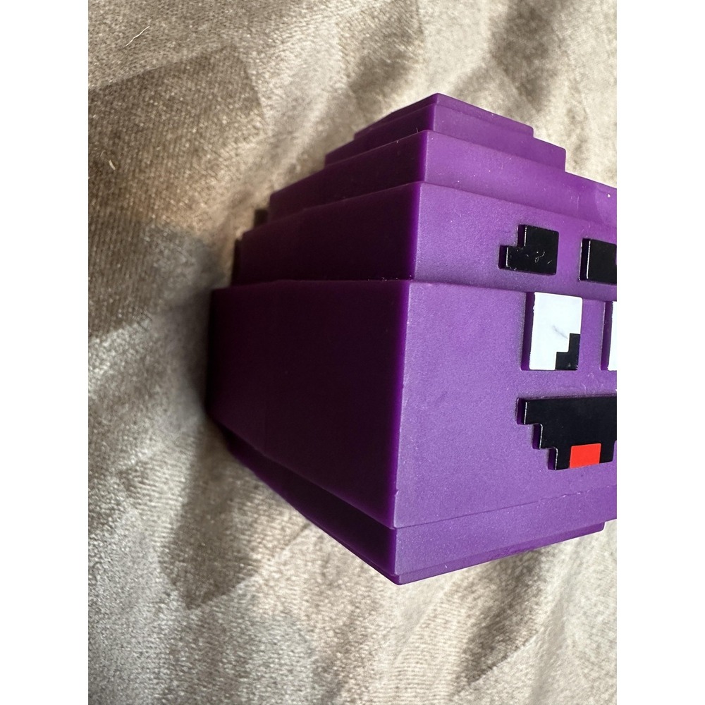 Minecraft Grimace Egg Purple Head Toy McDonalds 2025 Cube Block Adult Happy Meal - Picture 3 of 6